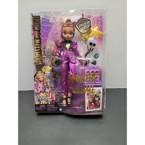 Monster High Clawdeen Wolf Doll Monster Ball Party NIB 2023 w/ Accessories Rare - Picture 1 of 7